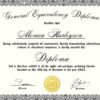 Certificate of Achievement Template with Gold Seal