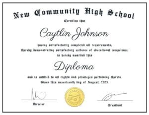 High School Diploma Template