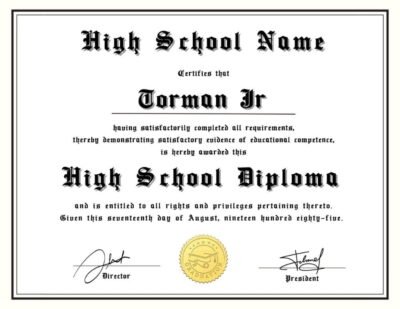 Get hs diploma online and secure your future with our accredited templates.