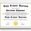 Customizable Graduation Diploma