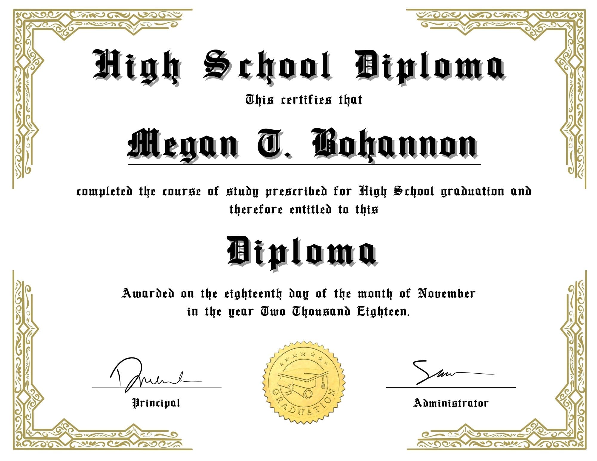 Diploma Templates | DigiTemplateStudio