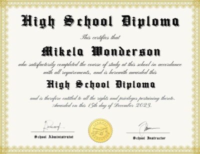 A digital high school diploma online for adults.