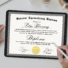 Online University Degree Diploma Template - GED Diplomas