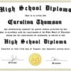 Bachelor's Degree Diploma Template - Customizable GED Design