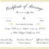 A marriage certificate online available for you now!