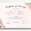 Marriage Certificate Online Displayed in Office Setting