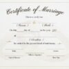 Elegant Virtual Marriage License