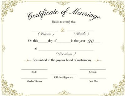 Download an editable offline wedding certificate with ease.