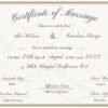 Cherish Your Moments: Customizable Marriage Certificate with Whimsical Design