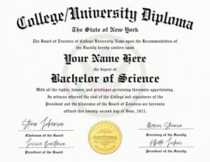 University Diploma Template