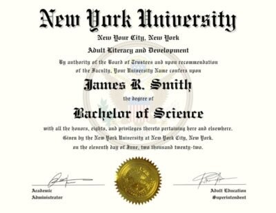 New York Diploma Template