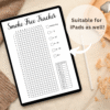 Simple habit tracker designed to help users stop smoking gradually with space for reflections and goals.